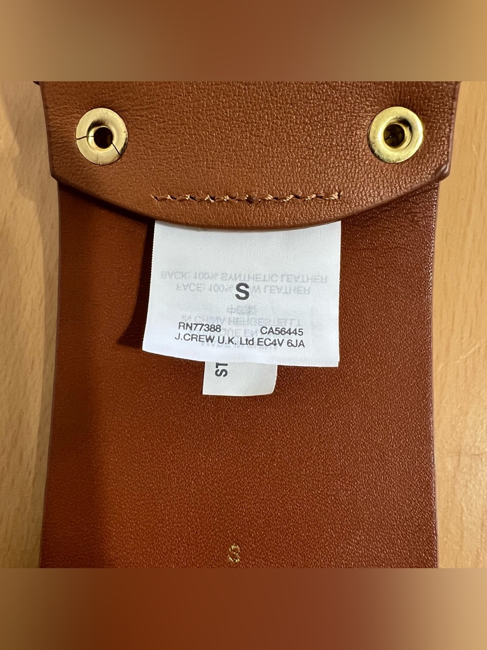 J. Crew Women’s Wide Brown Leather Belt with Gold-Tone Buckle Size Small - Picture 9 of 12